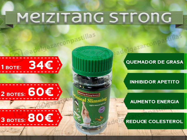 Pastillas para adelgazar meizitang soft gel